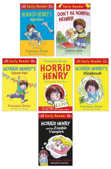 Horrid Henry Early Readers Pack x 6