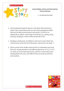 Story Stars Resource: Animal Babies Lesson Plan
