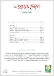The Screen Thief Lesson Plans (14 pages)