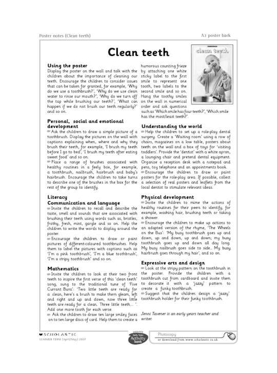 Clean teeth