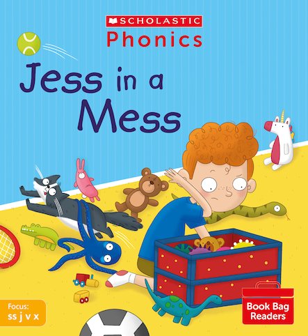 Jess in a Mess (Set 3) Matched to Little Wandle Letters and Sounds Revised