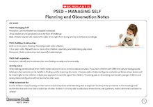 PSED – Managing Self