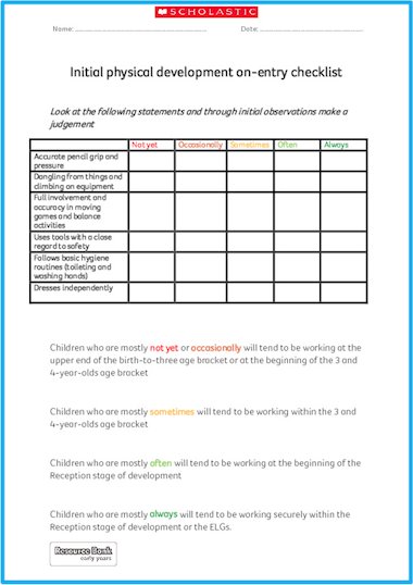 initial-physical-development-on-entry-checklist-early-years