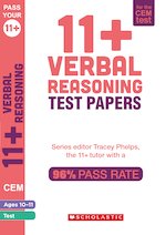 11+ Verbal Reasoning Test x6