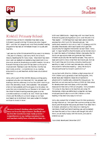 kirkhill primary school - pm case study kirkhill primary school - pm case study