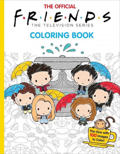 The Official Friends Coloring Book: The One with 100 Images to Color