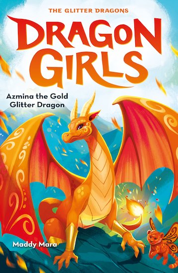 Azmina the Gold Glitter Dragon