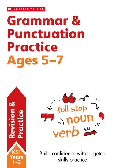 Scholastic English Skills: Grammar and Punctuation Workbook (Years 1-2) x 6
