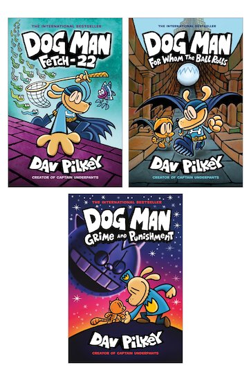 Dog Man Pack x 3 (Books 7-9)