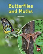 PM Gold: Butterflies and Moths (PM Non-fiction) Level 22