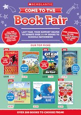 Scholastic Book Fair Invitation Spring 2022