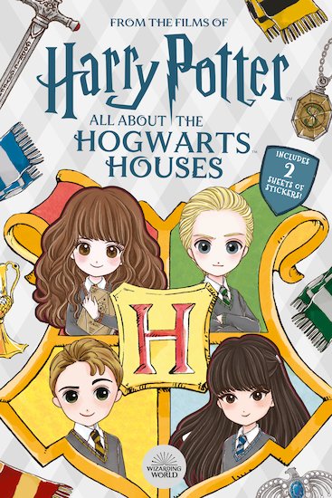 Harry Potter Hogwarts Stickers (Pack of 5) 