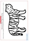 Resource sheet: Tiger colouring
