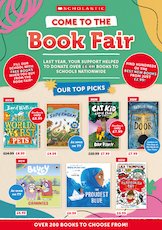 Scholastic Book Fair Invitation Summer 2022