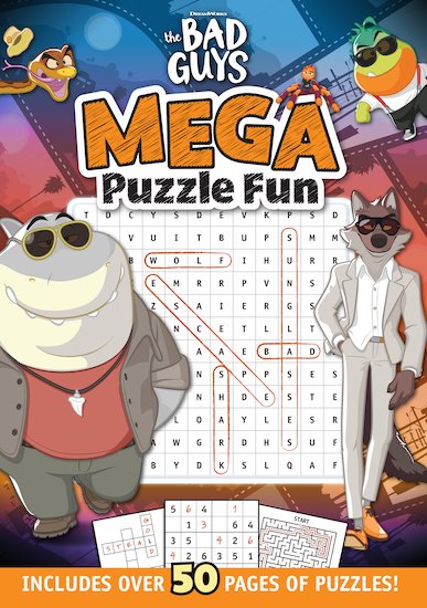 The Bad Guys Mega Puzzle Book