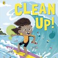 Close-up of cover of 'Clean up!'