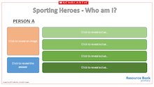 Sporting heroes – who am I?