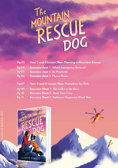 The Mountain Rescue Dog Teaching Resource Pack