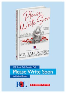 Cover page of Please Write Soon activity pack