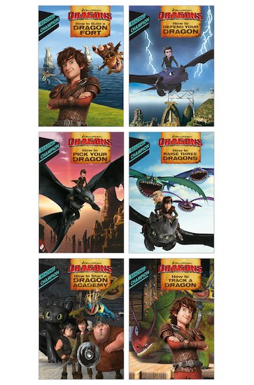 How to Train Your Dragon Early Readers x 6