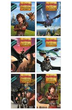 How to Train Your Dragon Early Readers x 6