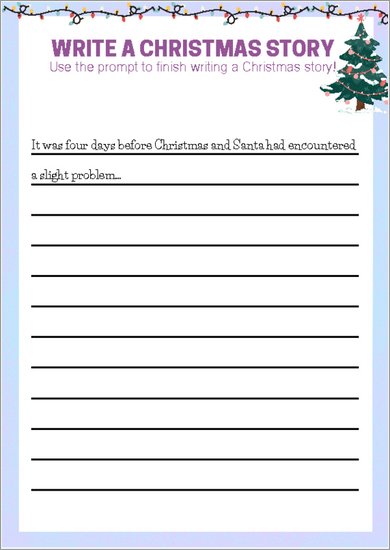 Christmas story starter 3