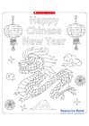 Happy Chinese New Year colouring sheet