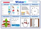 Winter Literacy Activity Mat