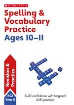 Scholastic English Skills: Spelling and Vocabulary Workbook (Year 6) x 6