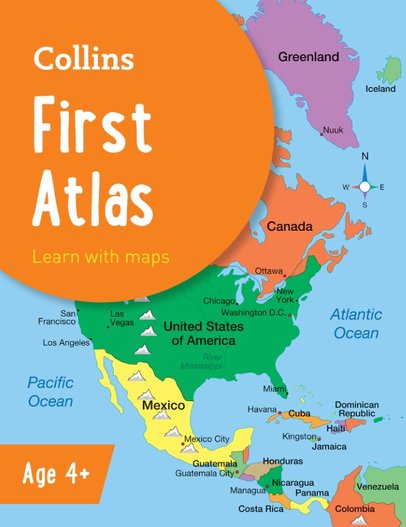 Collins First Atlas x 6