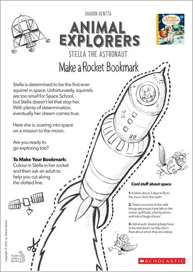 Stella the Astronaut Activity Sheet 2