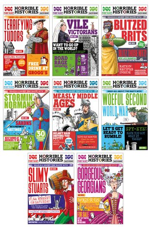 Horrible Histories AD Pack x8 - Scholastic Kids' Club
