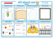 All about me – literacy mat