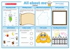 All about me – literacy mat