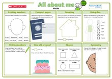 All about me – maths mat