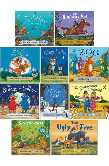 Buy Book Julia Donaldson Collection 5 Books Set (Zog and the Flying  Doctors, Tiddler, The Scarecrows Wedding, Stick Man, The Ugly Five) by  Scholastic