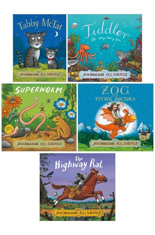 Julia Donaldson and Axel Scheffler Pack B x 5