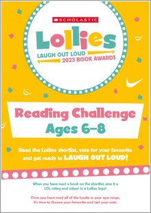 Ages 6-8 - Lollies Reading Challenge 2023