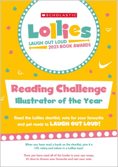 Illustrator of the Year - Lollies Reading Challenge 2023