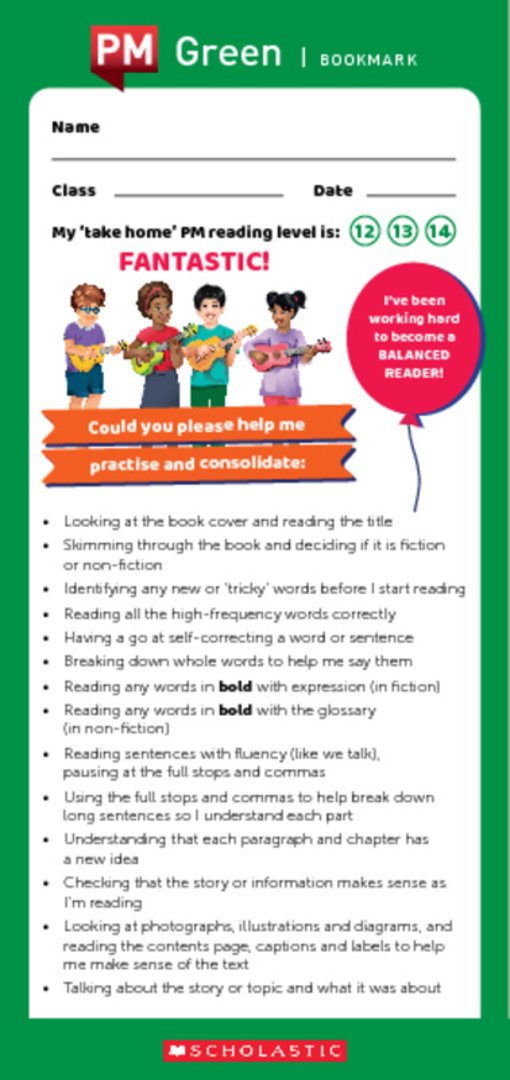 Scholastic PM bookmark_green.pdf Scholastic PM bookmark_green.pdf