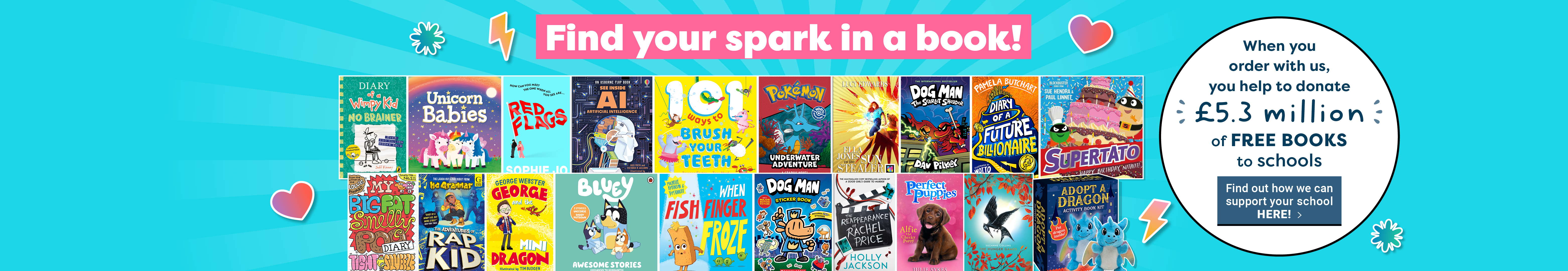 May UK Shop Homepage Banner XL Scholastic Kids' Club