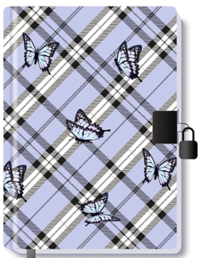 Plaid Butterfly Diary