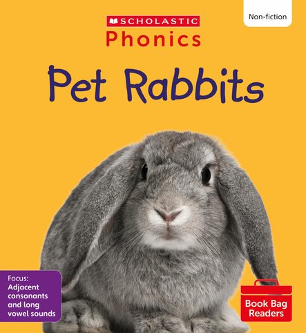 Pet Rabbits (Set 8) Matched to Little Wandle Letters and Sounds Revised