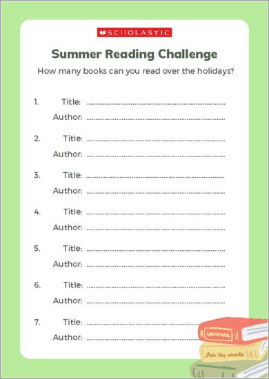 Summer Reading Challenge