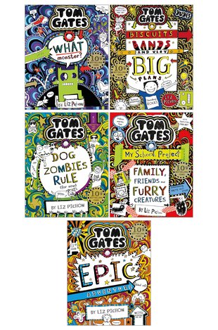 Tom Gates Pack B x 5