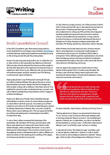 pm writing south lanarkshire case study september 2023.pdf pm writing south lanarkshire case study september 2023.pdf