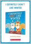 I Definitely Don't Like Winter activity pack (2 pages)