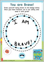 You Are Brave activity sheet