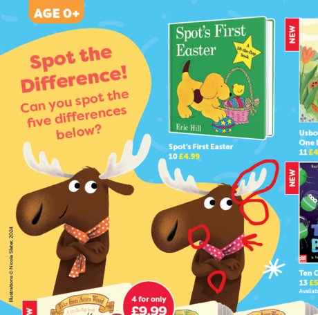 Spot the difference answers