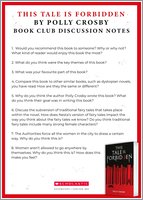 This Tale is Forbidden – Book Club Discussion Notes